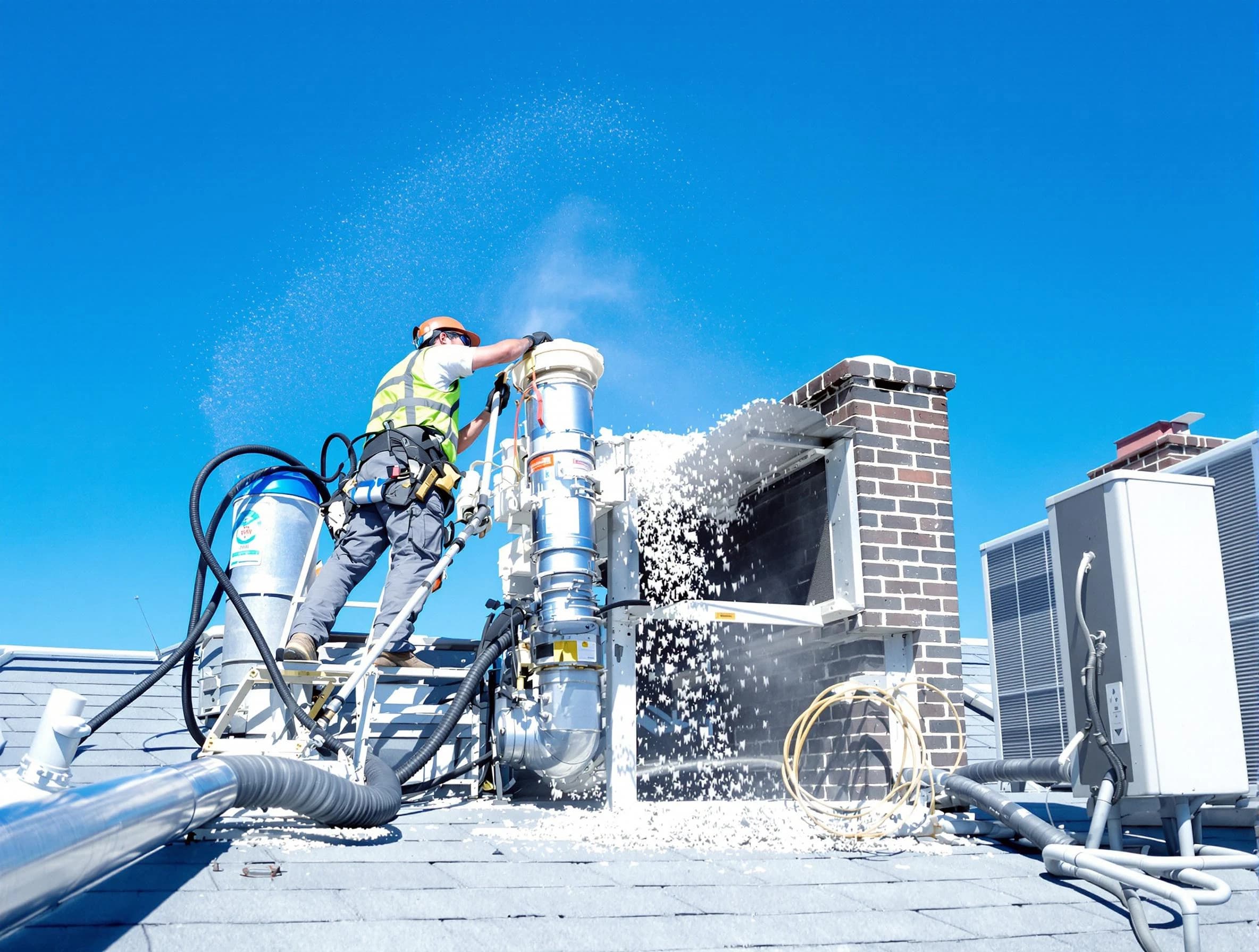 Expert roof dryer vent cleaning by Leeds Dryer Vent Cleaning in Leeds