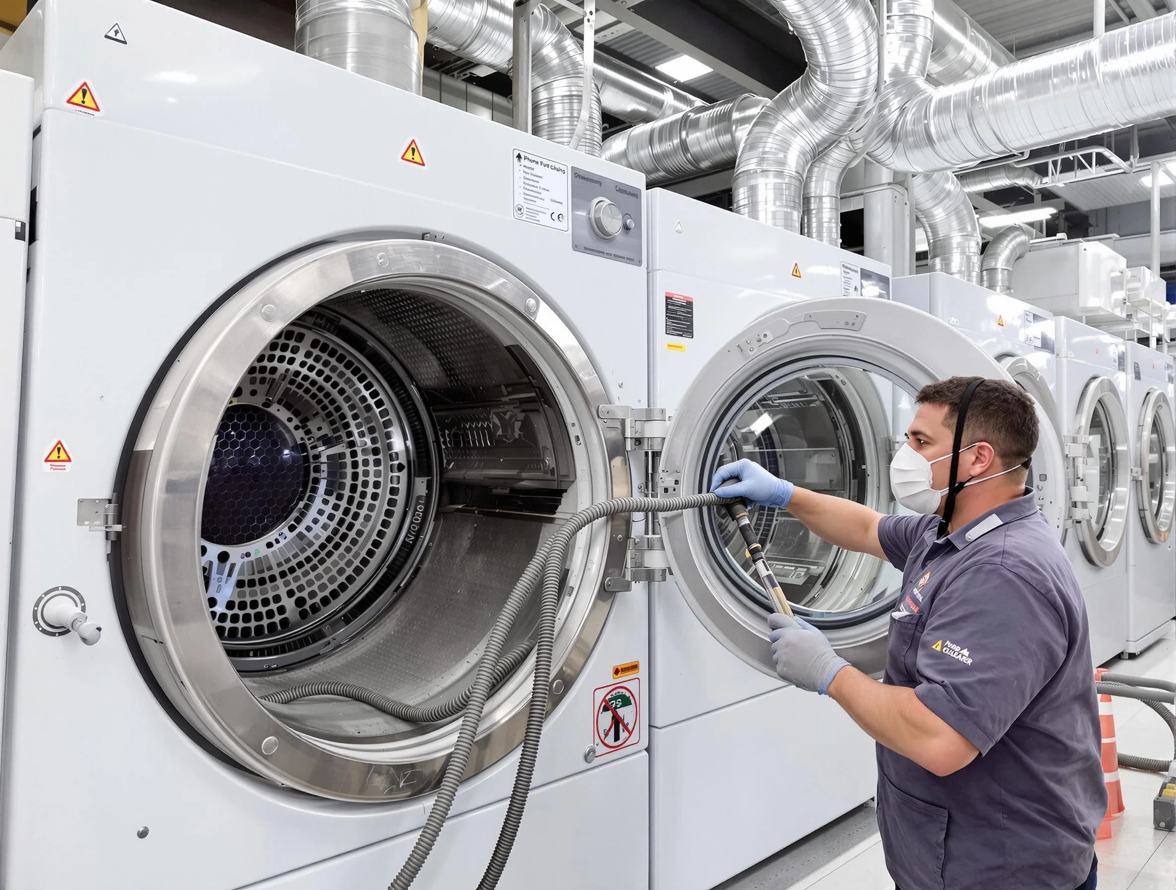 Industrial-grade dryer vent cleaning by Leeds Dryer Vent Cleaning in Leeds