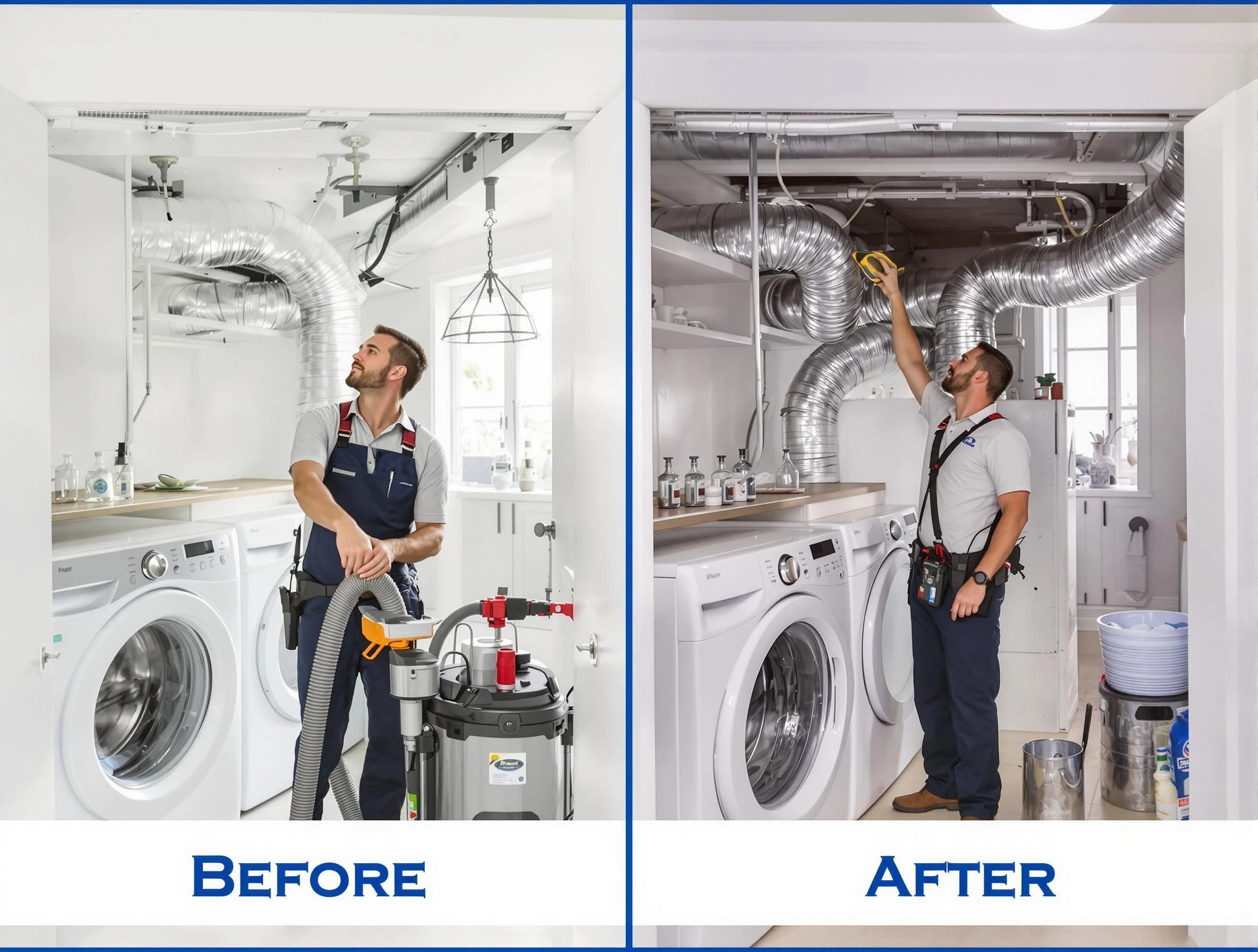 Expert gas dryer vent cleaning by Leeds Dryer Vent Cleaning in Leeds