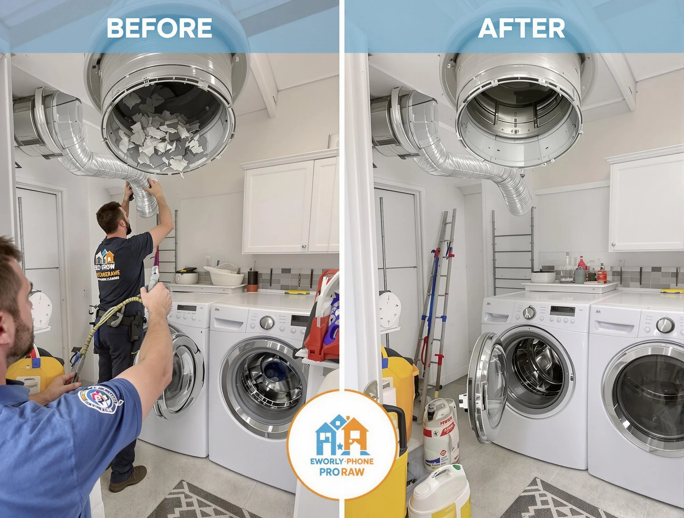 Residential dryer vent cleaning by Leeds Dryer Vent Cleaning in Leeds